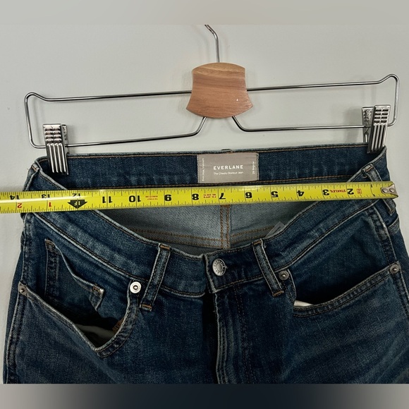 Everlane cheeky bootcut jeans, ankle length cut-off denim - Picture 2 of 9